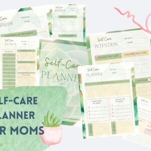 Self Care planner for moms