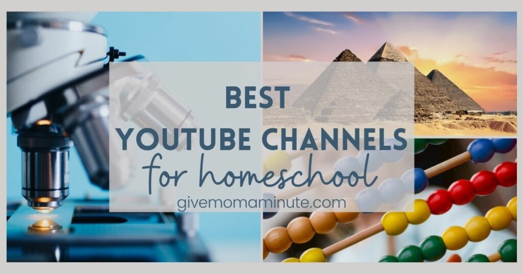 Best YouTube Channels for Secular Homeschool, Science, social studies, math