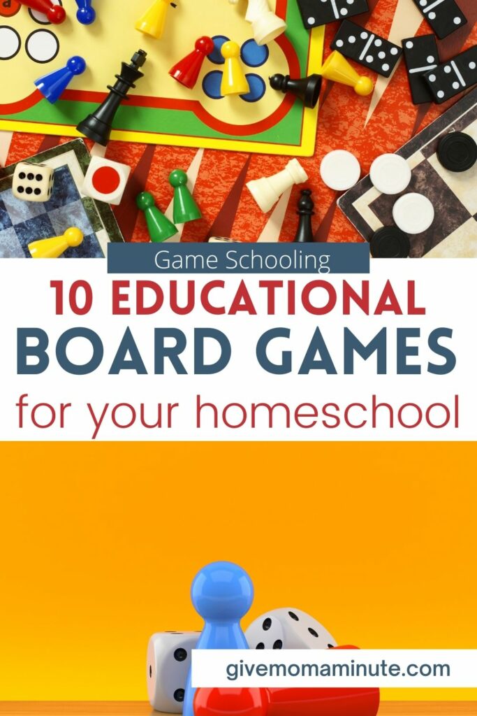 Best Educational Board Games for your homeschool, Educational board games for family night