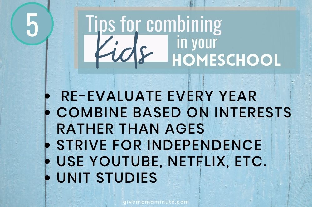 5 tips for homeschooling multiple ages