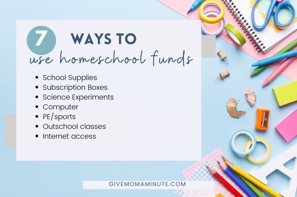 ways to use homeschool funds with charter school money