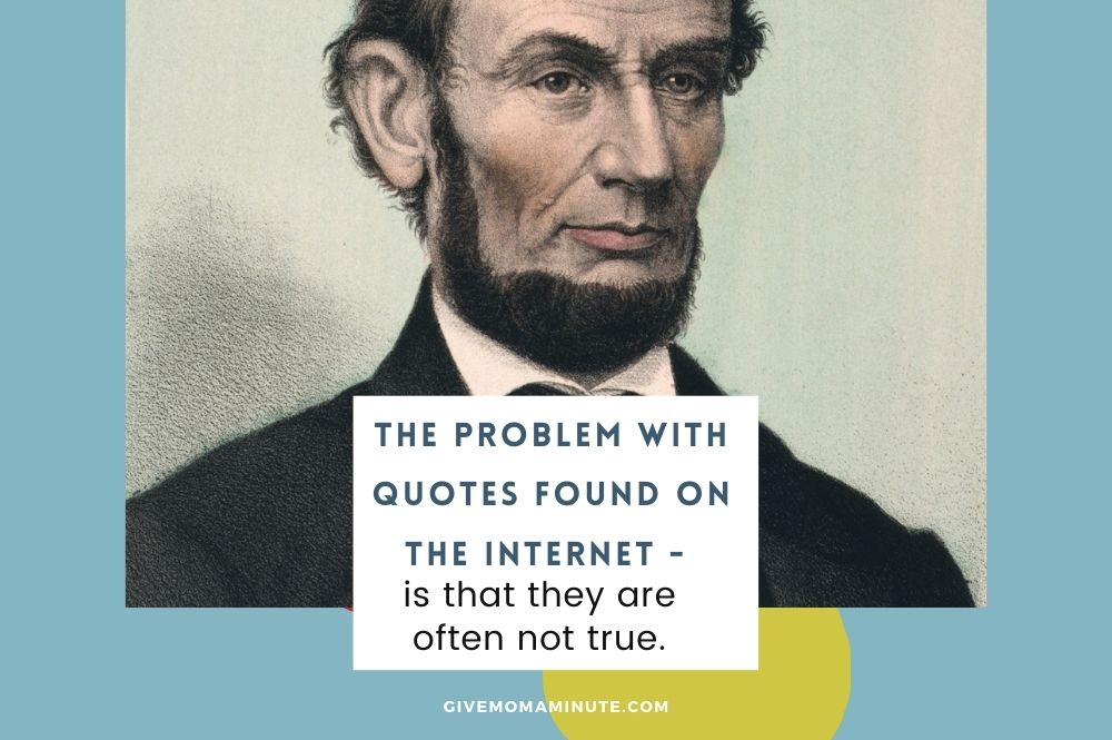 abraham lincoln history quote