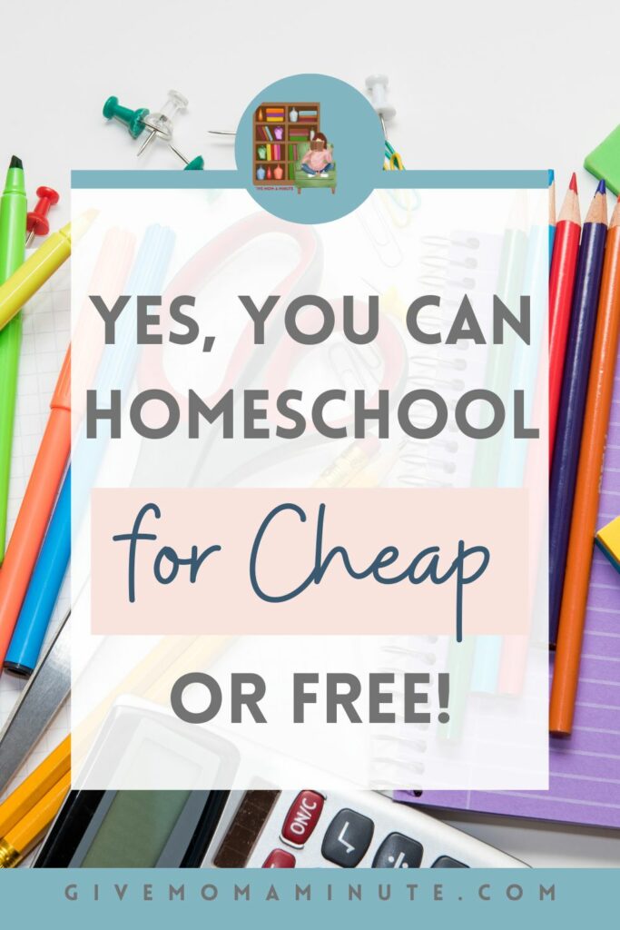 homeschool supplies for cheap or free